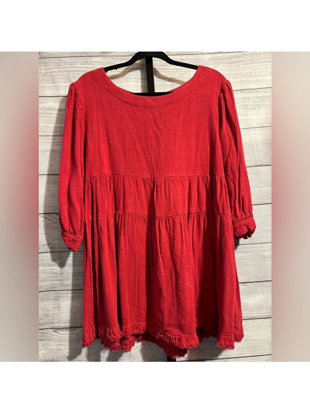 Umgee Red Boho Tunic